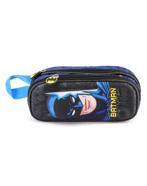 Tempat pensil Batman dengan dua ritsleting