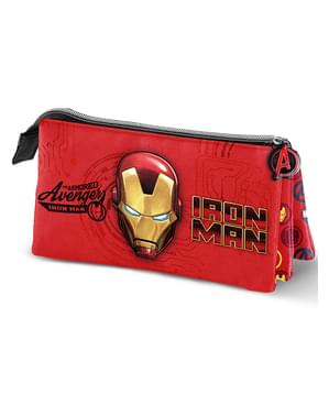 Üç bölmeli Iron Man kalem kutusu - Yenilmezler