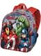 Mochila infantil de Los Vengadores azul pequeña