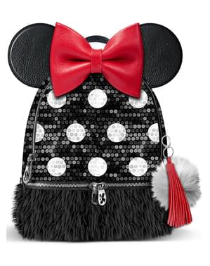 Mochila Minnie Mouse com orelhas e pintas pequena - Disney