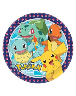 8 platos de Pokémon (23 cm) - Pokémon Collection