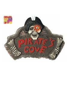 Pirate Cave Sign with Colour Changing Eye