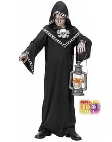 Oil lamp skull with eyes changing color