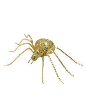 Araignée à paillettes dorées