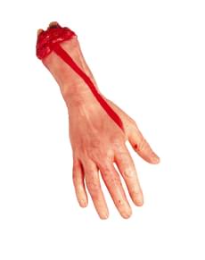 Mão amputada tamanho real