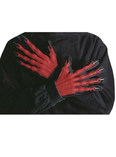 Guantes de diablo con relieve