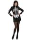 Ung dame skeletkostume