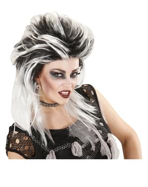 Perruque punk zombie femme