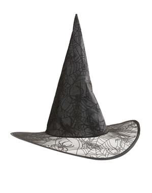 Topi Penyihir dengan sarang laba-laba