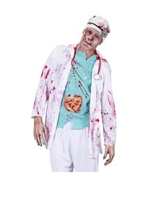 Blutiger Zombie-Doktor Kostüm