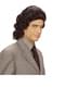 Mens Black 1970s Wig
