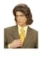 Mens Brown 1970s Wig