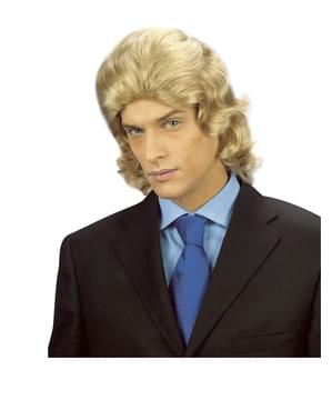 Peruca de homem anos 70 loira