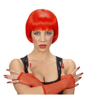 Red Rave Wig