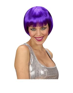 Фиолетовый рэйв парик
