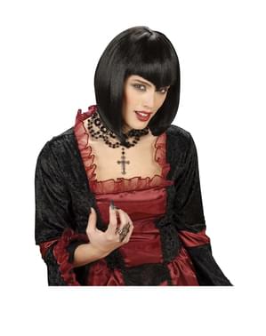 Black Gothic Vampiress Wig