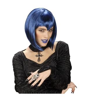 Wig Vampiress Gotik Biru
