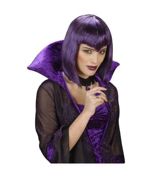 Wig Vampir Gotik Violet