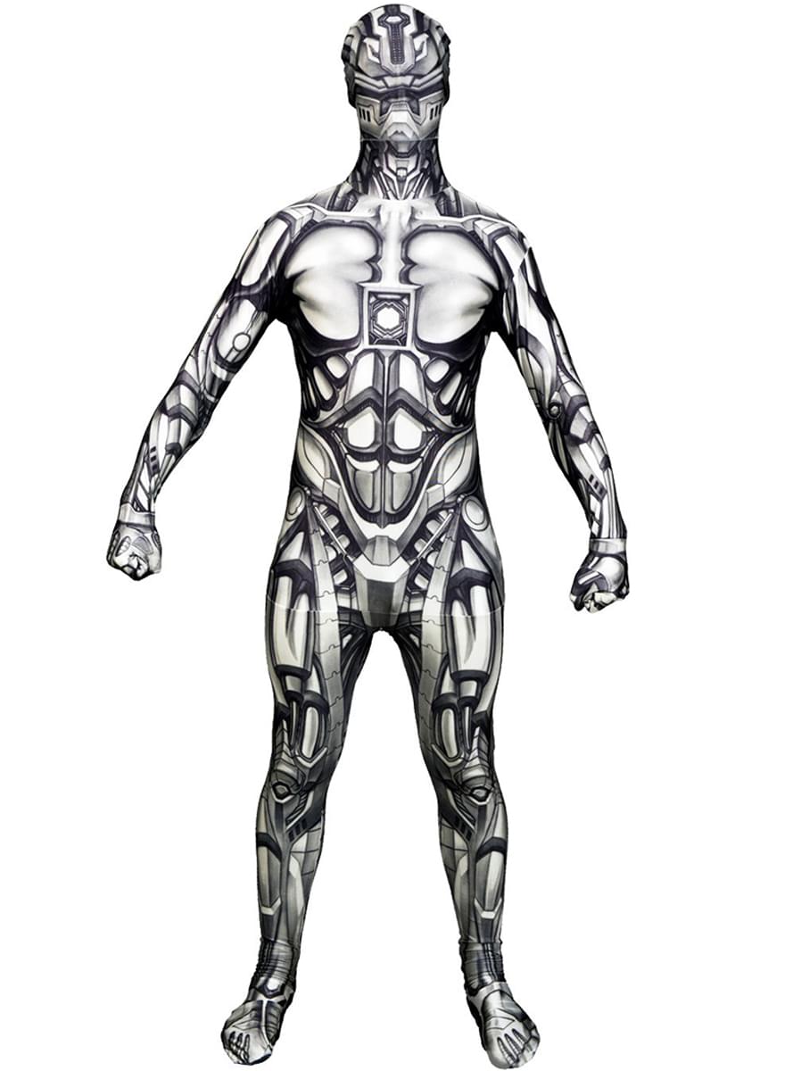 The Android Monster Samling Morphsuit Kostyme Voksen