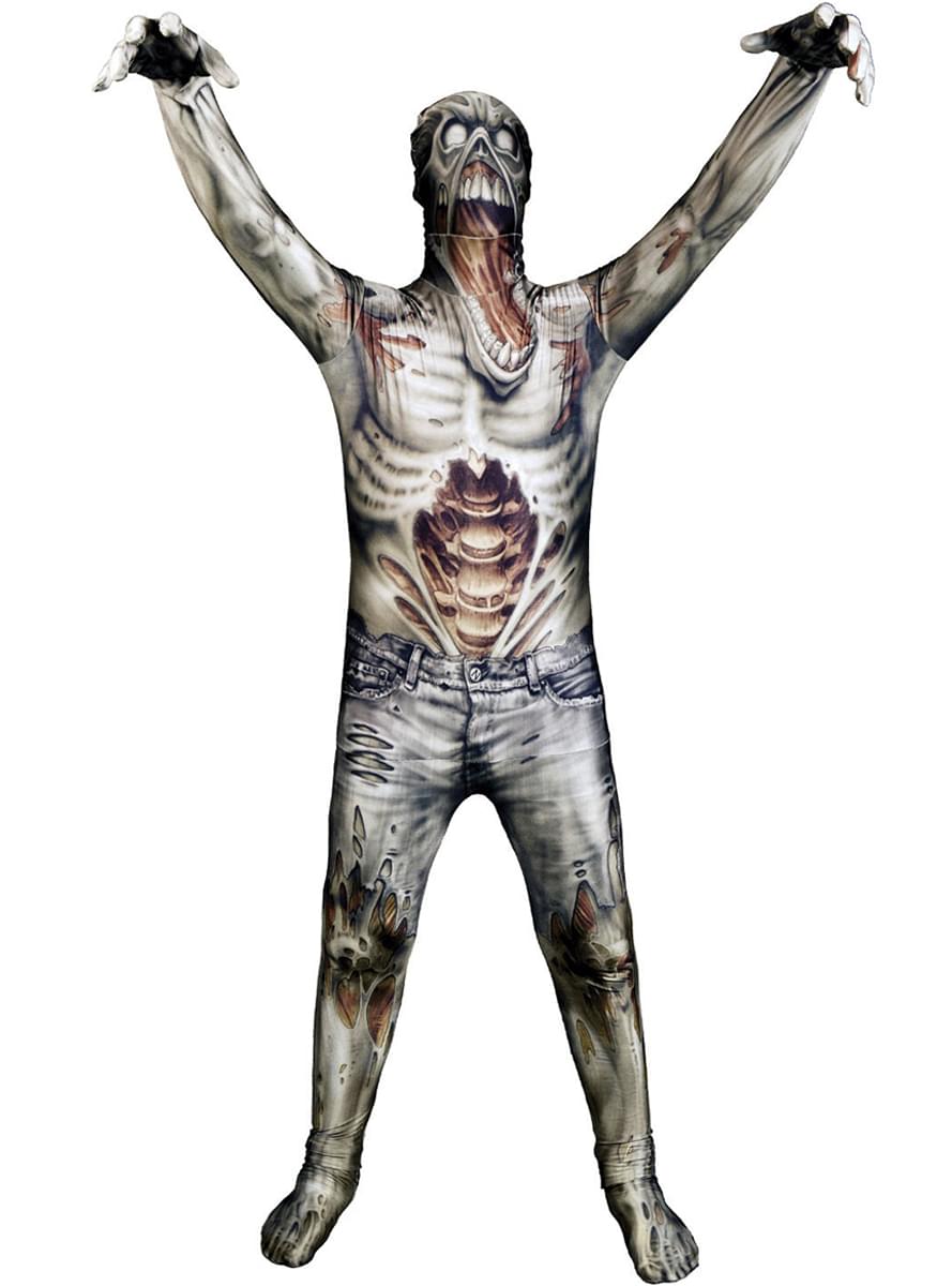 Kids Zombie Monster Morphsuit costume