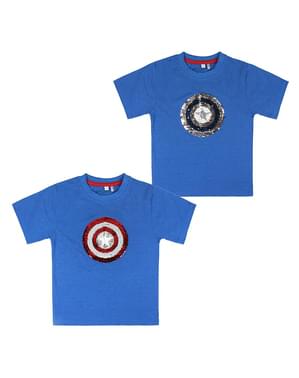 子供のためのアベンジャーズリバーシブルスパンコールTシャツ - マーベル