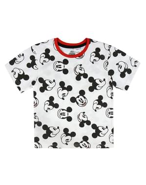 Wit Mickey Mouse T-shirt met korte mouwen voor kinderen - Disney