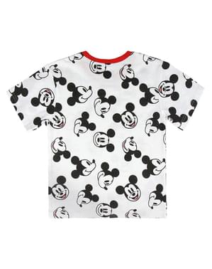 Wit Mickey Mouse T-shirt met korte mouwen voor kinderen - Disney