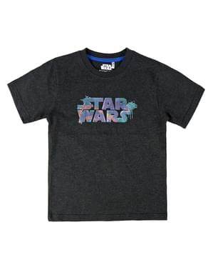 Çocuklar için Star Wars Logo Tişört