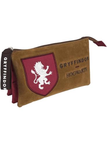 Astuccio Grifondoro con tre scompartimenti - Harry Potter *ufficiali* per  fan