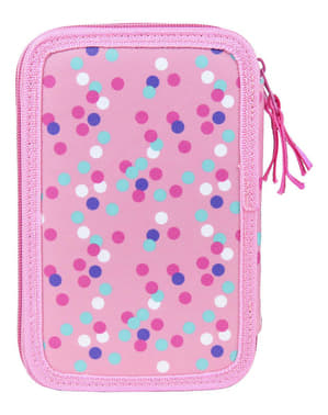 Minnie Mouse pencil case with 3 zips for girls - Disney