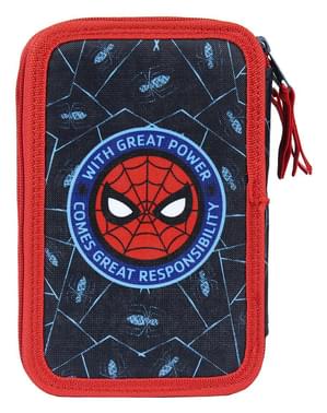 Torba za svinčnik Spiderman s 3 zadrgi za fante - Marvel