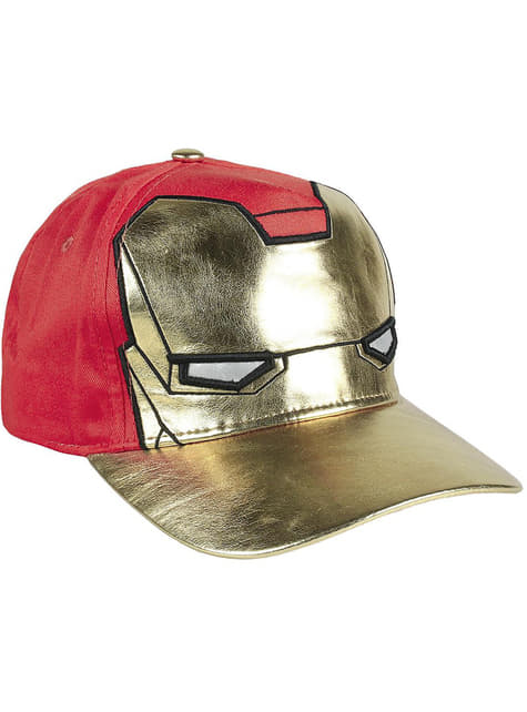 Iron Man cap in gold for men - The Avengers