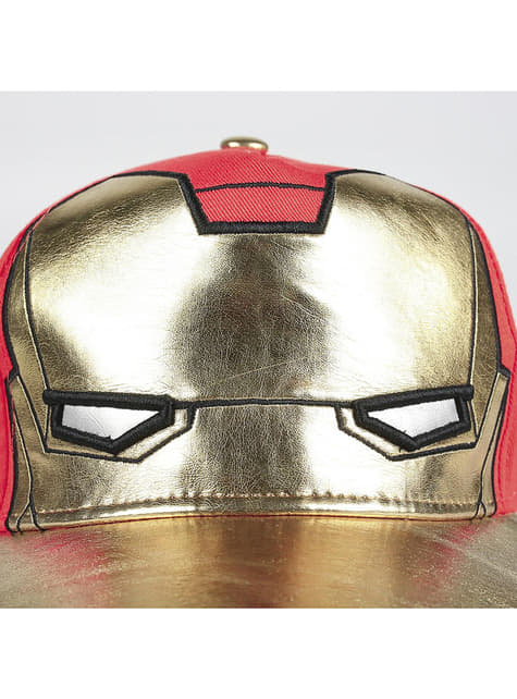 Gorra Iron Man dorada para hombre - Los Vengadores