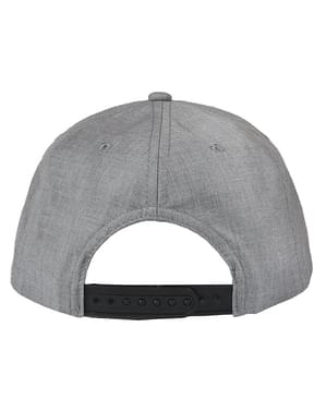 Cappellino di Superman nero e grigio per adulto