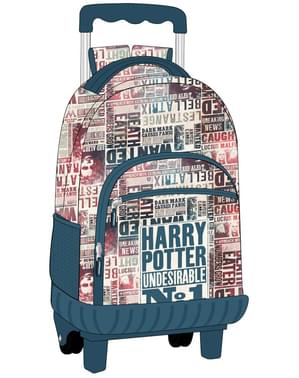 Harry Potter İstenmeyen tekerler ile 1 okul sırt çantası