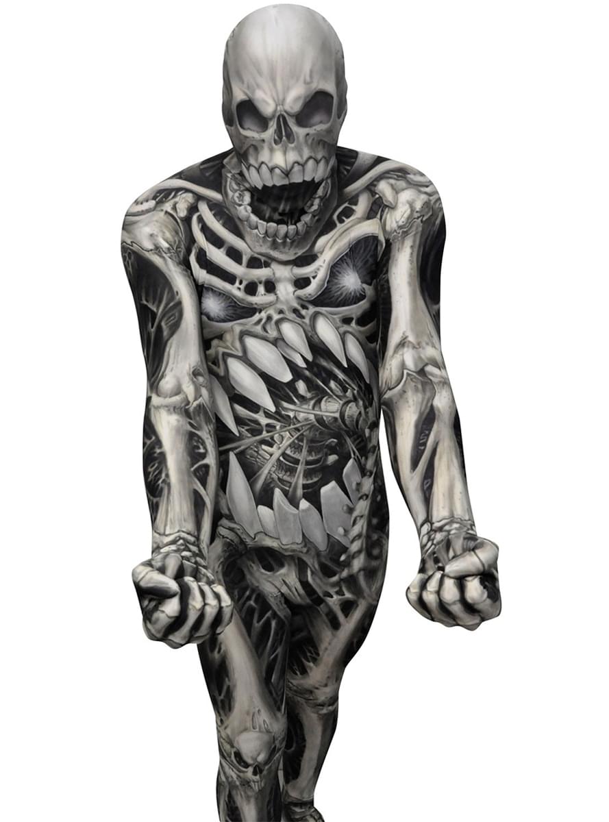 Hodeskalle og Knokler Monstersamling Morphsuit Kostyme