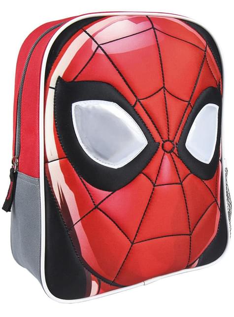 spiderman face backpack