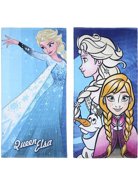 Conjunto de 2 toalhas de Frozen para menina - Disney