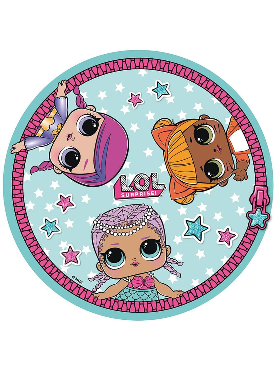 Toalla de LOL Surprise redonda infantil