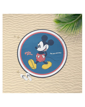 Rundt Mickey Mouse håndklæde til voksne - Disney