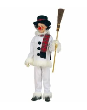 Коледен костюм на снежен човек за деца