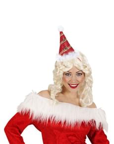 Father Christmas mini hat with headband