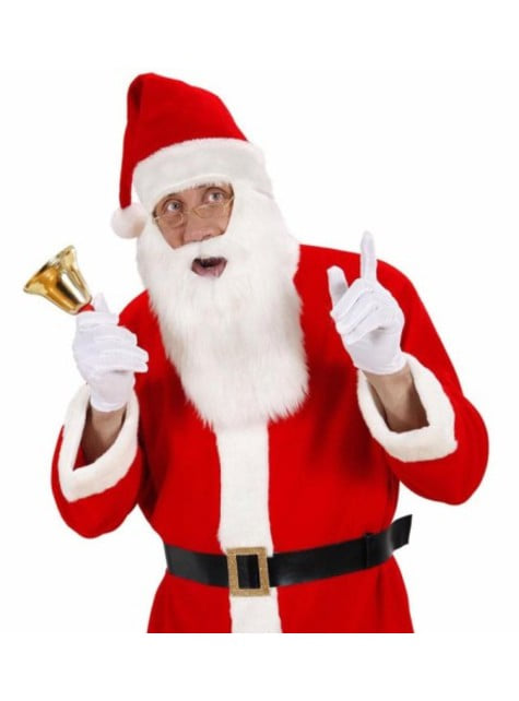 Weihnachtsmann Mütze mit Bart