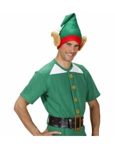 Chapéu de elfo ajudante do Pai Natal com orelhas