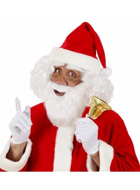 Baard met snor van de Kerstman