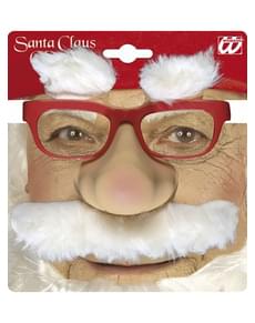 Lunettes de père noël avec nez