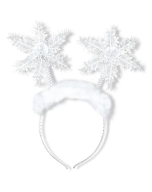 Diadema de copos de nieve