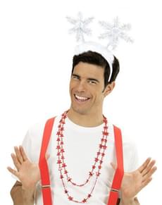 Diadema de flocos de neve