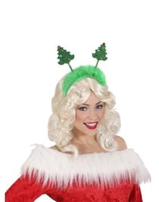 Diadema de árvores de Natal