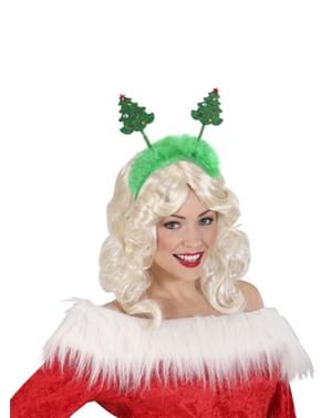 Diadeem met kerstbomen